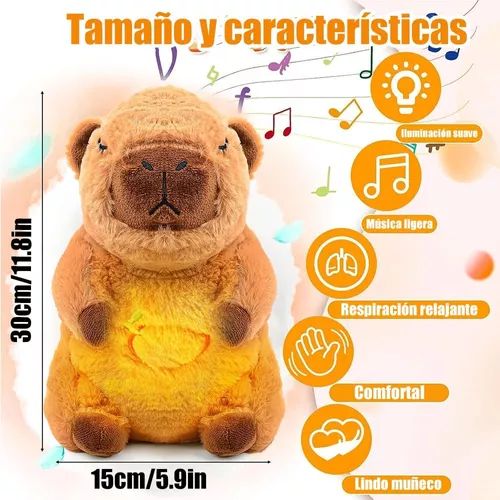 Peluche Capibara Anti Estrés